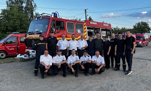 Überführung von 3 Feuerwehrfahrzeugen